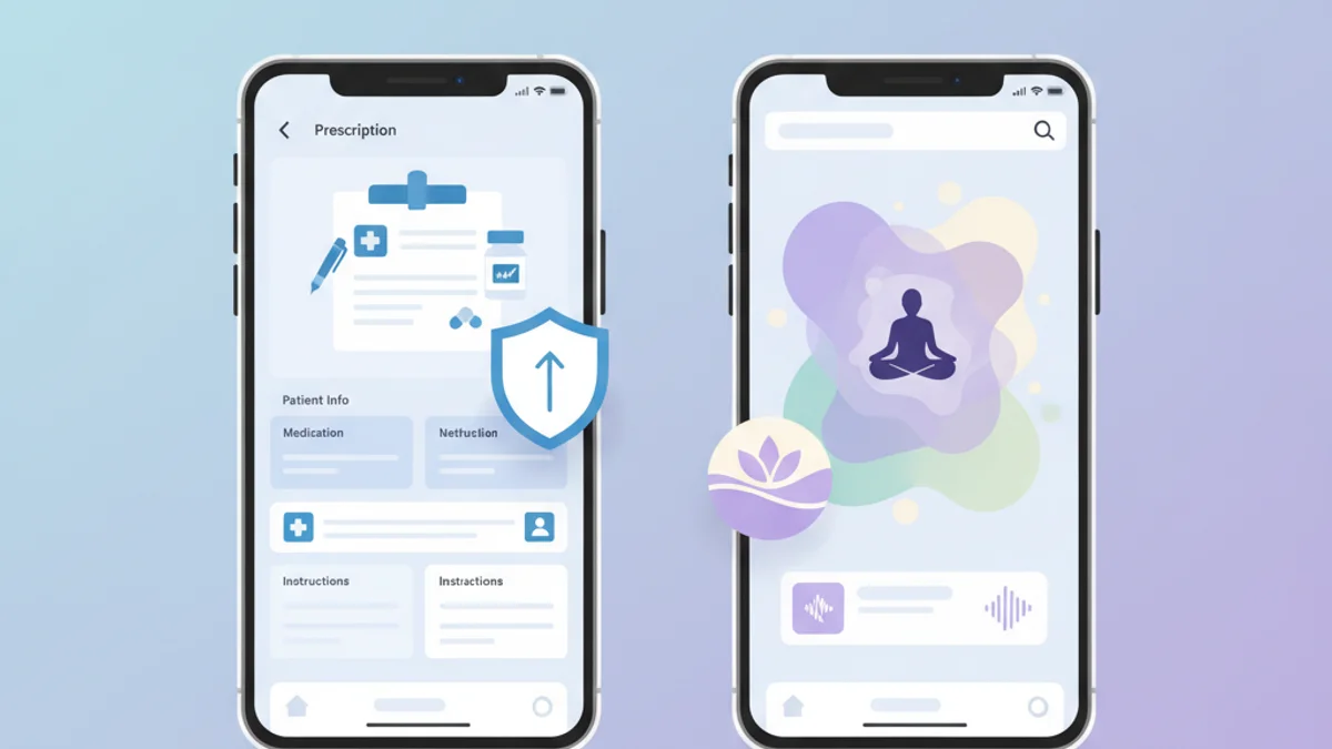 Prescription digital therapeutics vs meditation apps: what's actually different?