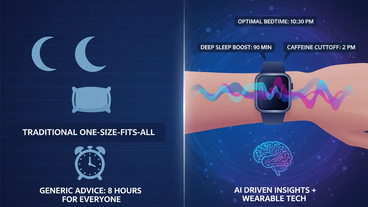 Why traditional sleep advice doesn't work: What wearables and AI reveal